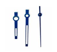 XIOKLM Reloj Plateado, Rosa, Dorado, Azul, manecillas Verdes Luminosas, Ajuste NH35 NH36 ETA 2824 2836/8215 8205 DG2813 3804(Blue ETA 2824 2836)