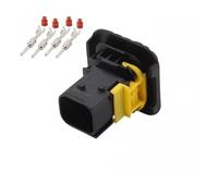 XIOKLM Terminal y Sello adicionales sellados Resistentes de la Serie Conectores automotrices Impermeables 4 Pines 1-1703808-1 2,8 mm(Male,20SETS)