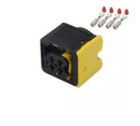 XIOKLM Terminal y Sello adicionales sellados Resistentes de la Serie Conectores automotrices Impermeables 4 Pines 1-1703808-1 2,8 mm(Female,20SETS)