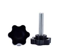 XIOKLM Tornillos de perilla mano estrella, perno M4 M5 M6 M8 M10 acero al carbono con forma, cabeza rosca, sujeción, mango pulgar, tornillo máquina, 2-10 Uds(45mm (3pcs),M10 (Head 38mm))