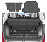 Xipoo Alfombrilla de Respaldo Trasero para Honda CRV 2012-2016 para Honda CRV 2012-2013 2014 2015 2016 Honda CRV Accesorios (Alfombrilla de Carga + Alfombrillas de Respaldo)