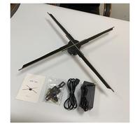 XIPSBJWF Pantalla Digital Interior de 64 cm, Ventilador holográfico 3D a Simple Vista for Publicidad de Bodas Ventilador de Holograma 3D