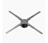 XIPSBJWF Proyector holográfico 3D de 65 cm for Uso a Simple Vista. Incluye Control Remoto. Ventilador de Holograma 3D