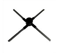 XIPSBJWF Proyector holográfico 3D LED WiFi de 56 cm con Pantalla, Ventilador, proyector de Publicidad holográfica, Reproductor Ventilador de Holograma 3D