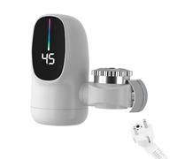 XIQIQI Grifo De Agua Caliente Instantánea Grifo Calentador De Agua Instantáneo Sin Tanque Grif-o Eléctrico Para Lavabo 3000W Calentador Instantáneo Sin Tanque Con Pantalla Digital Led Para Baño Cocina