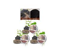 XIRUJNFD 1/2/3/5pcs Black Hair Darkening Shampoo Bar, Natural Hair Darkening Conditioner, Hair Plus Black Hair Darkening Shampoo Bar, Shampoo Bars for Hair (3Pcs)