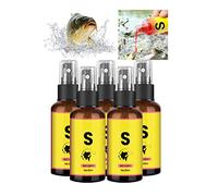 XIRUJNFD 2023 New Natural Bait Scent Fish Attractants for Baits, High Concentration Fish Bait Attractant Enhancer, Scent Fish Attractants for Baits, Fishing Accessories and Equipment (5Pcs)