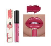 XIRUJNFD Crema Textura Labial Resistente al Agua, Brillo de Labios Hidratante de Larga Duración, Voluminizador Líquido (6)