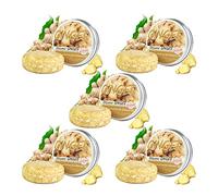 XIRUJNFD Ginger Hair Regrowth Shampoo Bar, Promotes Hair Growth, 100% Natural Shampoo Bar for Hair, Ginger Shampoo Bar (5Pcs)