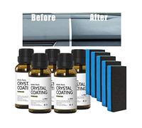 XIRUJNFD Plastic Parts Crystal Coating, Plastic Parts Refurbish Agent, Exteriorm Plastic Parts Refurbish Agent, Crystal Coating for Car (5 Set)