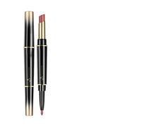XIRUJNFD Set de Lápiz Labial y Delineador de Larga Duración, 16 Colores, Doble Punta, Mate, Resistente al Agua 24 Horas (#2)