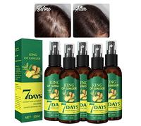 XIRUJNFD Shouga Kingu Aceite para el Crecimiento del Cabello, Rey del Jengibre, Spray Japonés Shougagro, Anticaída, 7 Días (5 Unidades)