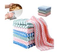 XIRUJNFD Straseapoit Microfiber Cleaning Rag, 5/10/20Pcs Multifunctional Cleaning Rags, Super Absorbent Kitchen Dish Cloths, Cleaning Rags for Housekeeping, 12 in x 12 in, Mix Color (10Pcs)