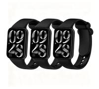 Xisair 3 Pulseras Compatibles con Xiaomi Smart Band 10 Pro / 9 Pro / 8 Pro | Correas de Repuesto Suaves, Cómodas y de Estilo Deportivo-Casual, Pulsera de Silicone