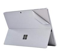 XISICIAO Adhesivo decorativo para Surface Pro 7 / Pro 7 Plus / 7+ de 12.3 pulgadas, vinilo ultrafino decorativo para portátil (plateado cepillado metálico).