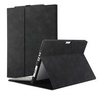xisiciao Funda de 13 Pulgadas para Microsoft Surface Pro 8 (2021) con Soporte para lápiz Capacitivo, Cartera de Negocios Ultrafina y Ligera, Compatible con Teclado Tipo Cubierta. (13 Pulgadas, Negro)