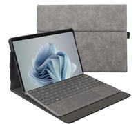 xisiciao Funda para Microsoft Surface Pro 9 con Carcasa Suave de TPU Compatible con Funda de Teclado distintiva, diseño Ultrafino y Ligero de disipación de Calor (Gris)
