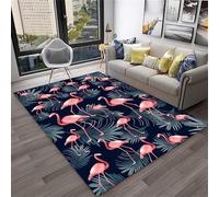 Xisnuient Alfombras De Área Cool De Pájaro De Fuego, Gran Carpet Decorativa para Sala De Estar Y Dormitorio, Alfombras Flamenco 3D para Salas De Juegos De Adolescentes Y Niños (Color 2,160x230cm)