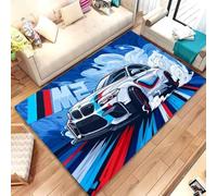 Xisnuient Gaming Alfombra Habitación Adolescente Niño, Clásico Auto Grafiti de Coches Carreras Geniales Suave y Antideslizante Alfombra para Dormitorio y Zona de Juegos Decorativa, 50x80 cm, Color 1