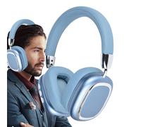 Xistuoz Auriculares inalámbricos sobre la oreja, micrófono integrado, auriculares inalámbricos para correr, auriculares ligeros para oficinas deportivas, traducción de aviones, juegos de correr