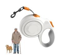 Xistuoz Cuerda de tracción retráctil para perros, correa telescópica larga para perros y gatos, correa para pasear cachorros, cuerda resistente y automática para paseos al aire libre, playa