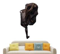 Xistuoz Figuras de hombres trepadores | Decoración de pared de resina,Arte de pared único para fondo para decoración del hogar, lugar de trabajo, arte moderno, decoración del hogar