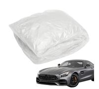 Xistuoz Fundas transparentes para coche | Cubiertas de lluvia para coche | Para coches pequeños reutilizables, impermeables, a prueba de polvo, resistentes a los arañazos, fáciles de instalar y