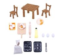 Xistuoz Juguetes de Comida en Miniatura - Comida para muñecas pequeñas - Pequeña Silla Rodillo de Oliva Divertida casa de muñecas Comida para Jugar en la Cocina
