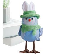 Xistuoz Peluche de Pájaro | Decoración de pájaro con luces - Juguetes de colección de pájaros, decoración del hogar, accesorios decorativos, decoraciones de mesa