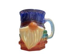 Xistuoz Taza de café con libros apilados en 3D, taza de café y té, botella de agua de resina colorida, decoración del hogar para amantes de la literatura, lectores, escritores, bibliotecarios