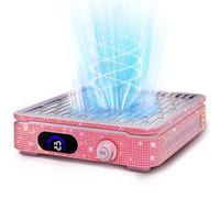 XISZMOG Colector de polvo de uñas, potente colector de polvo de succión con cable para tecnología de uñas con 10 niveles de velocidad, colector de polvo de ventilador de uñas de bajo ruido para salón