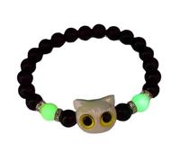 XITEA Bonita pulsera de cuentas de resina, cómoda cadena de mano de gato, ideal para la vida cotidiana y citas