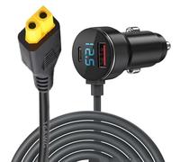 XITEA Cable de carga de coche de 2 m de largo que garantiza una transferencia de energía segura y rápida para uso al aire libre, cargador de camping de aventura