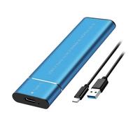 XITEA Caja de disco sólido USB, caja de aluminio USB 3.2 de 10 Gbps, conexión tipo C para almacenamiento de datos y trabajo creativo