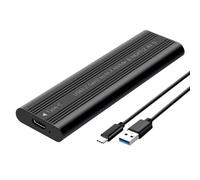 XITEA Caja de disco sólido USB, caja de aluminio USB 3.2 de 10 Gbps, conexión tipo C para almacenamiento de datos y trabajo creativo