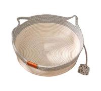 XITEA Cama Tipo Cesta para Mascotas Estera Cachorros Y Gatitos Regalo Nido Tejido Resistente A Los Arañazos Suministros Cama