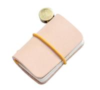 XITEA Cuadernos de cuero de bolsillo de 1.25 x 1.88 pulgadas, bloc de notas pequeño de cuero para mujer, llavero, bolsa, cartera, blocs de notas