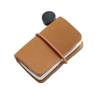 XITEA Cuadernos de cuero de bolsillo de 1.25 x 1.88 pulgadas, bloc de notas pequeño de cuero para mujer, llavero, bolsa, cartera, blocs de notas