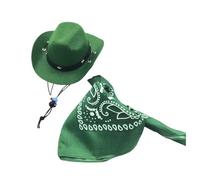 XITEA Disfraz de perro para mascotas, bandanas, bufanda, conjunto de disfraz para Halloween, fiesta de cumpleaños, accesorios para gatos