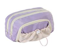 XITEA Estuche multicapa para lápices de gran capacidad, bolsa multicapa para bolígrafos, bolsa organizadora de viaje para oficina, escuela, bolsas de gran capacidad, Purple
