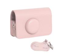 XITEA Funda de transporte de color sólido con correa de hombro ajustable, funda de piel sintética para cámara retro H35 501F, correa de hombro ajustable, b
