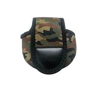 XITEA Funda protectora de neopreno grueso para carretes de cebo - Bolsas de pesca portátiles, Verde militar, Talla única