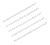 XITEA Juego de 5 anillos reguladores de anillo transparentes portátiles, resistentes, juego de anillos espaciadores a base de resorte helicoidal para un mejor ajuste y durabilidad, 4mm, Plástico