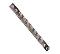 XITEA Outsider Fashion Bill - Pulsera de piel para hombre y mujer, con extremo modificable, sustancia suave permanente para todos los días, jóvenes, nerviosa, a la moda, talla única, como se describe
