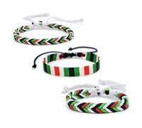 XITEA Pulsera ajustable con patrón palestino, pulsera de la amistad, joyería étnica única, pulsera de moda para uso diario