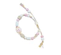 XITEA Pulsera artística de cerámica con dije de perro, pulsera de cordón tejida a mano, regalo para jóvenes creadores de tendencias y amantes del arte