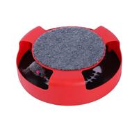 XITEA Ratón interactivo de juguete para gatos con circuito de pista de burlas, juguete multifuncional para gatos
