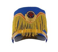 XITEA Sombrero ligero de banda de marchas para niños, Halloween, Navidad, vintage, para festivales, espectáculos, actuaciones, sombrero de banda de marchas