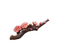 XITEA Soporte de cerámica para bolígrafos, diseño de flores, para decoración de caligrafía, pisapapeles, soporte para pinceles de caligrafía para escritura de pareja antitética, soporte de pinceles de