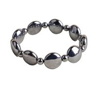 XITEA Terahertz - Pulsera elástica de piedra para hombres y mujeres, pulsera de cristales naturales que promueve la relajación cómoda de las manos